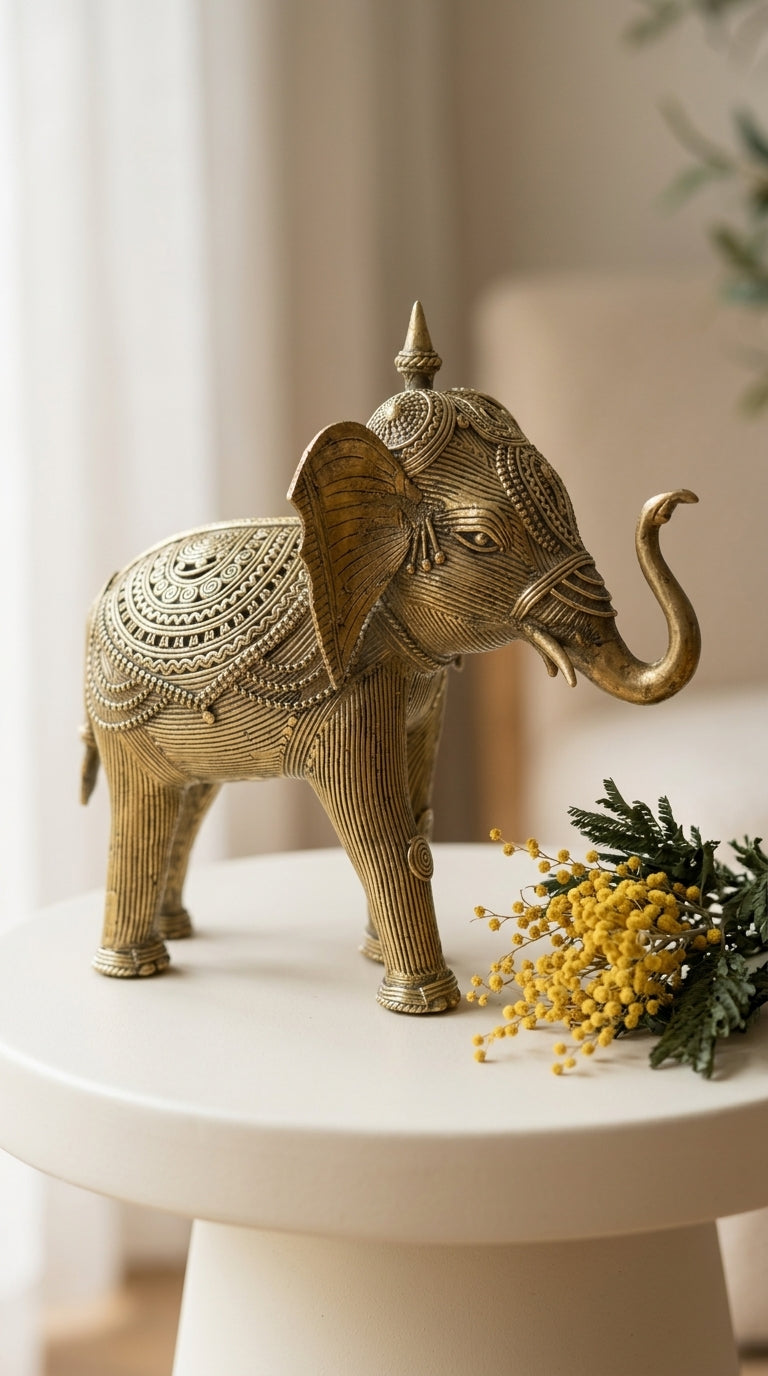 Dhokra Elephant Large (2.5kg)