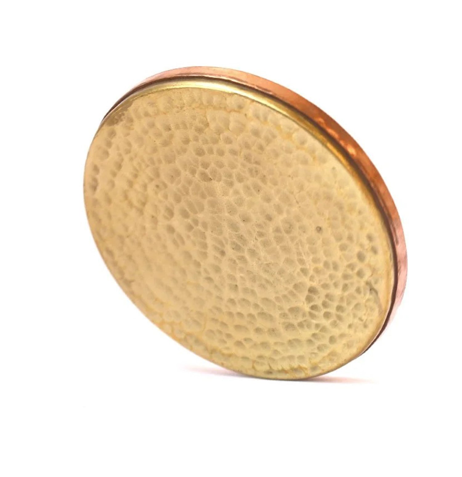 Chamak Copper and Brass Coasters (Set of 4)