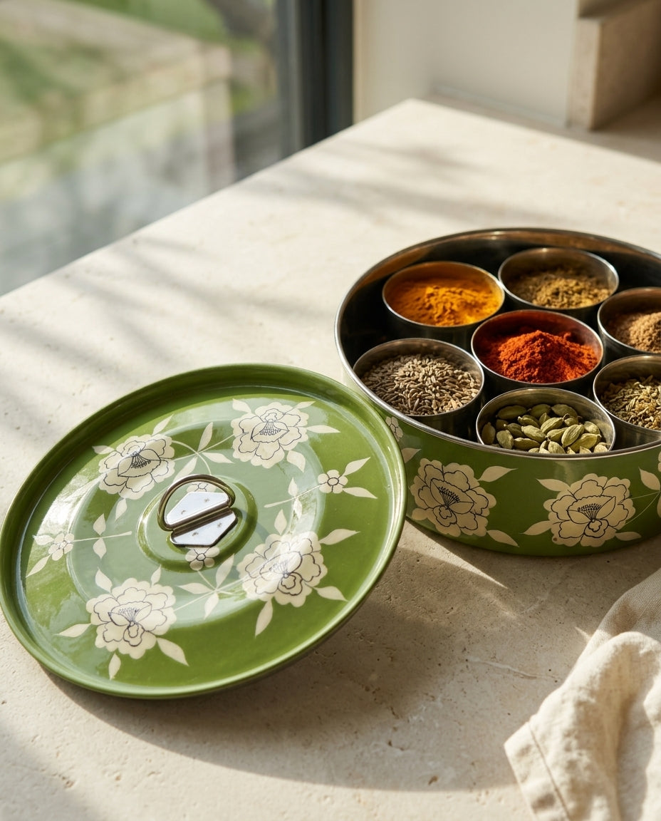The Garden Spice Box — Peony Olive