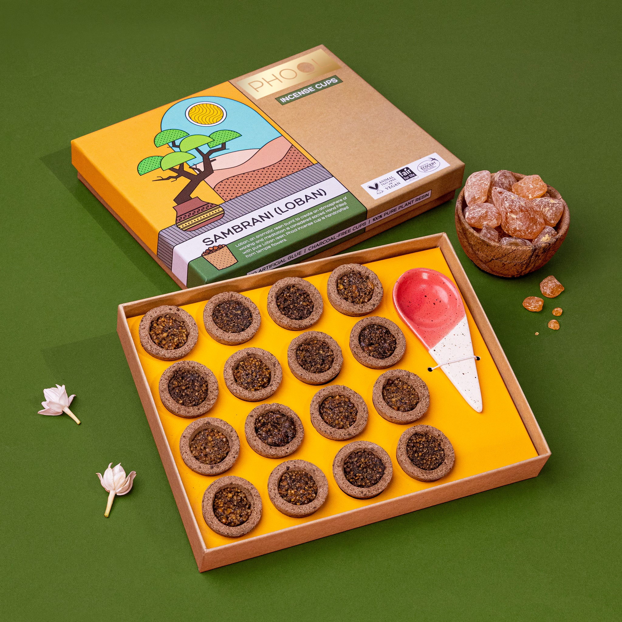 Sambrani Havan Cups (16 Pcs)