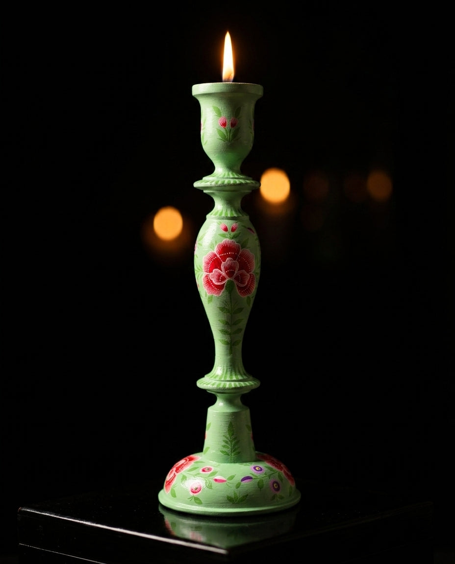 The Garden Candle Stand — Pistachio