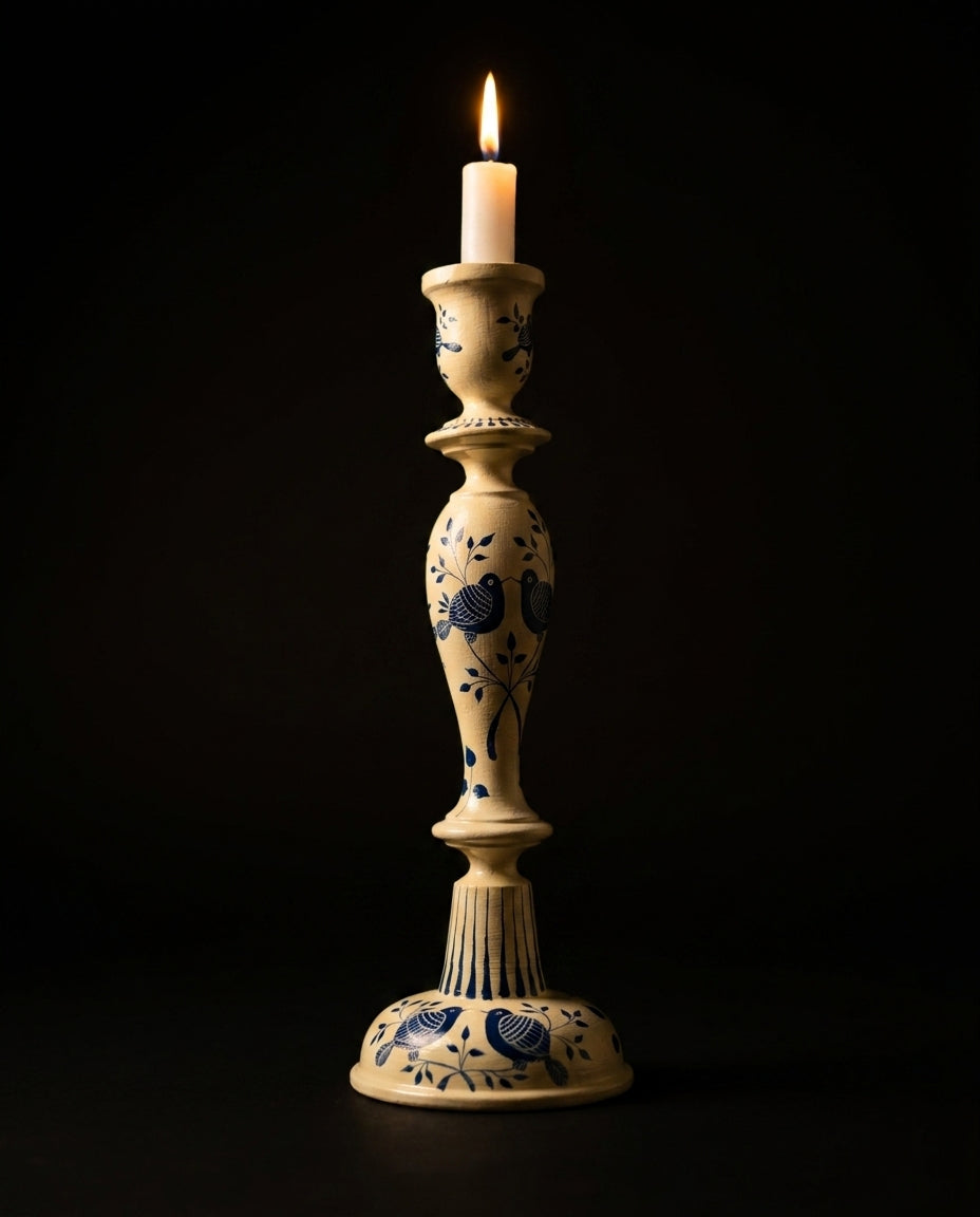 The Garden Candle Stand — Two birds