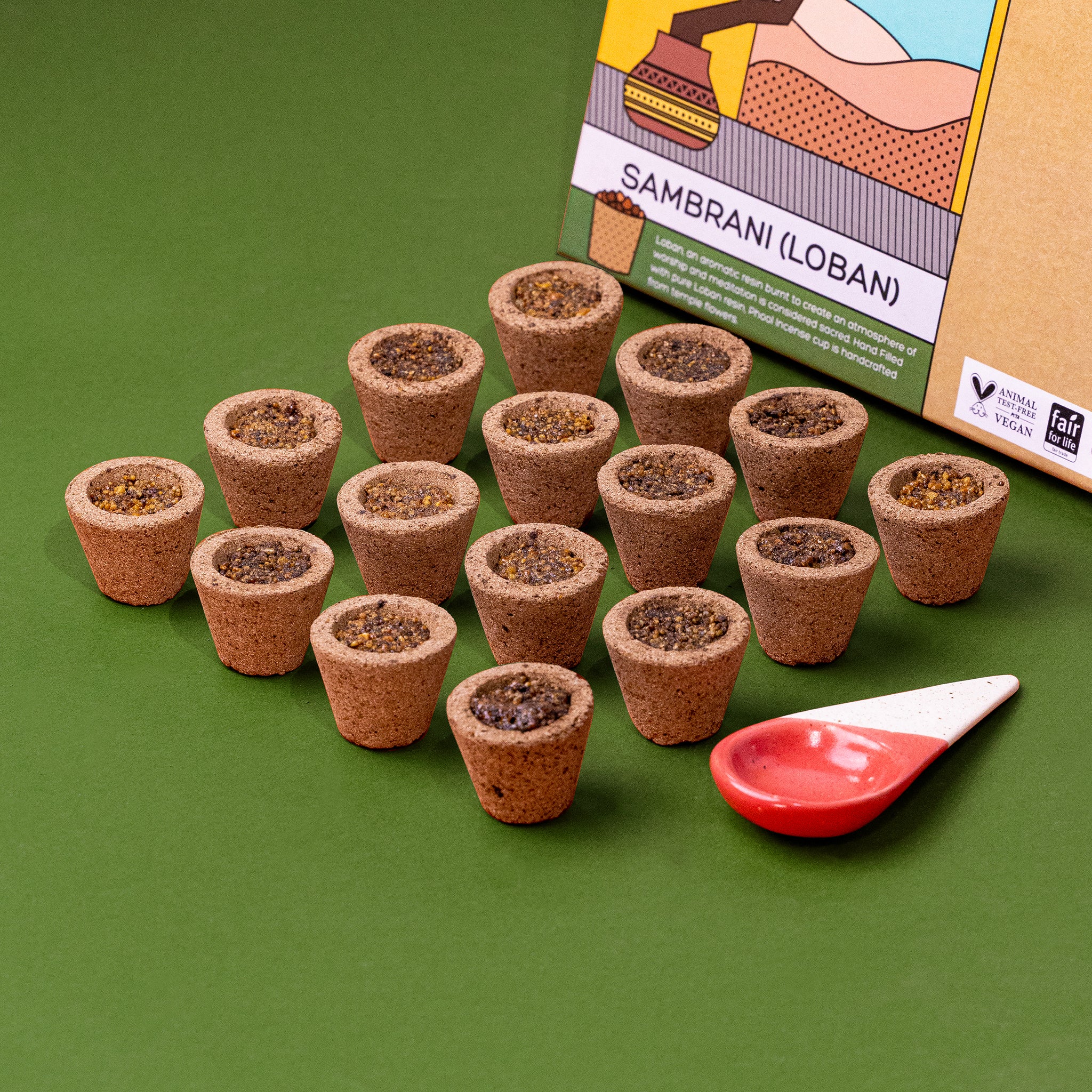 Sambrani Havan Cups (16 Pcs)