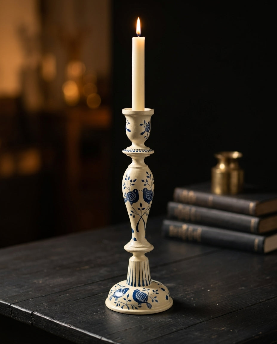 The Garden Candle Stand — Two birds