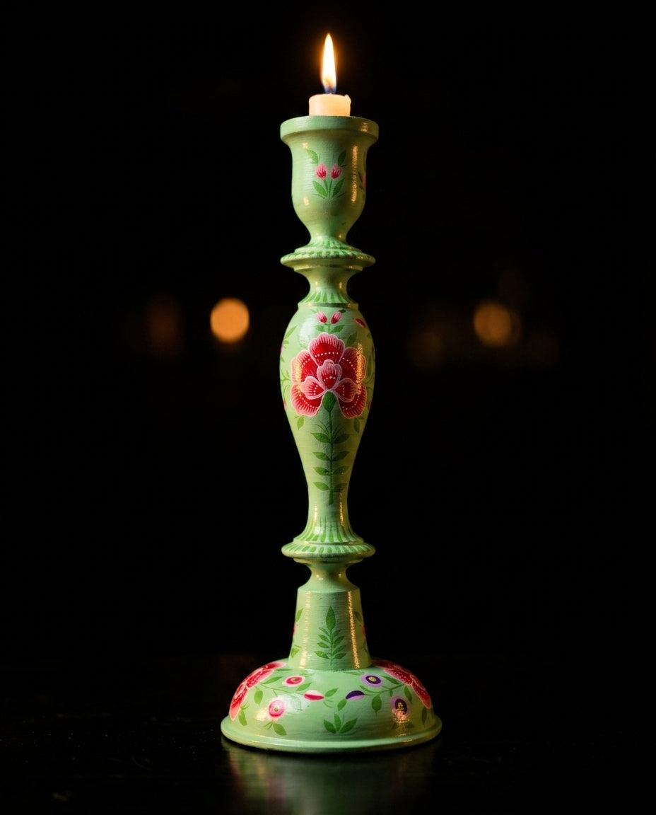 The Garden Candle Stand — Pistachio