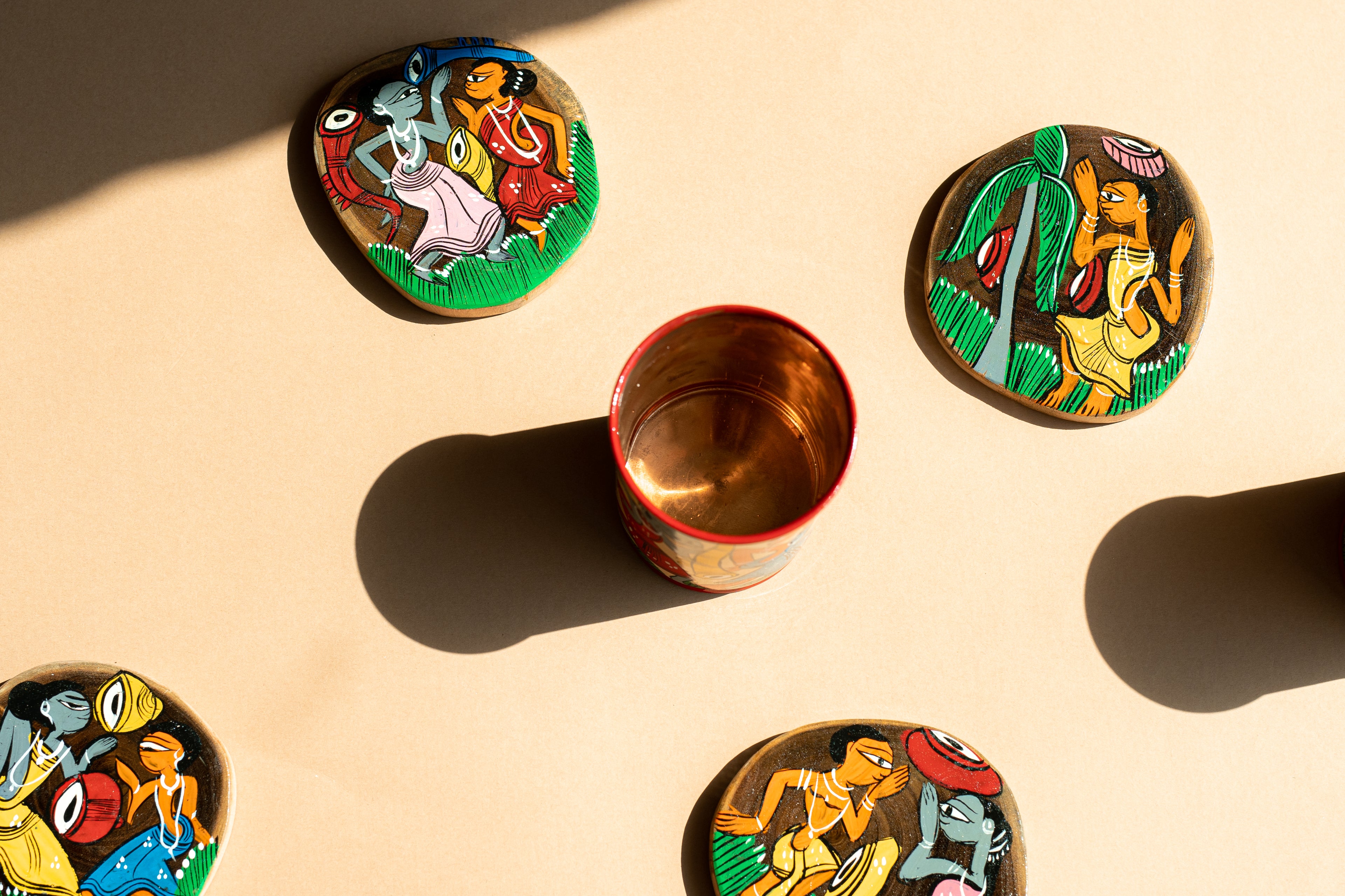 Ananta Tales Copper Glasses (Set of 2)