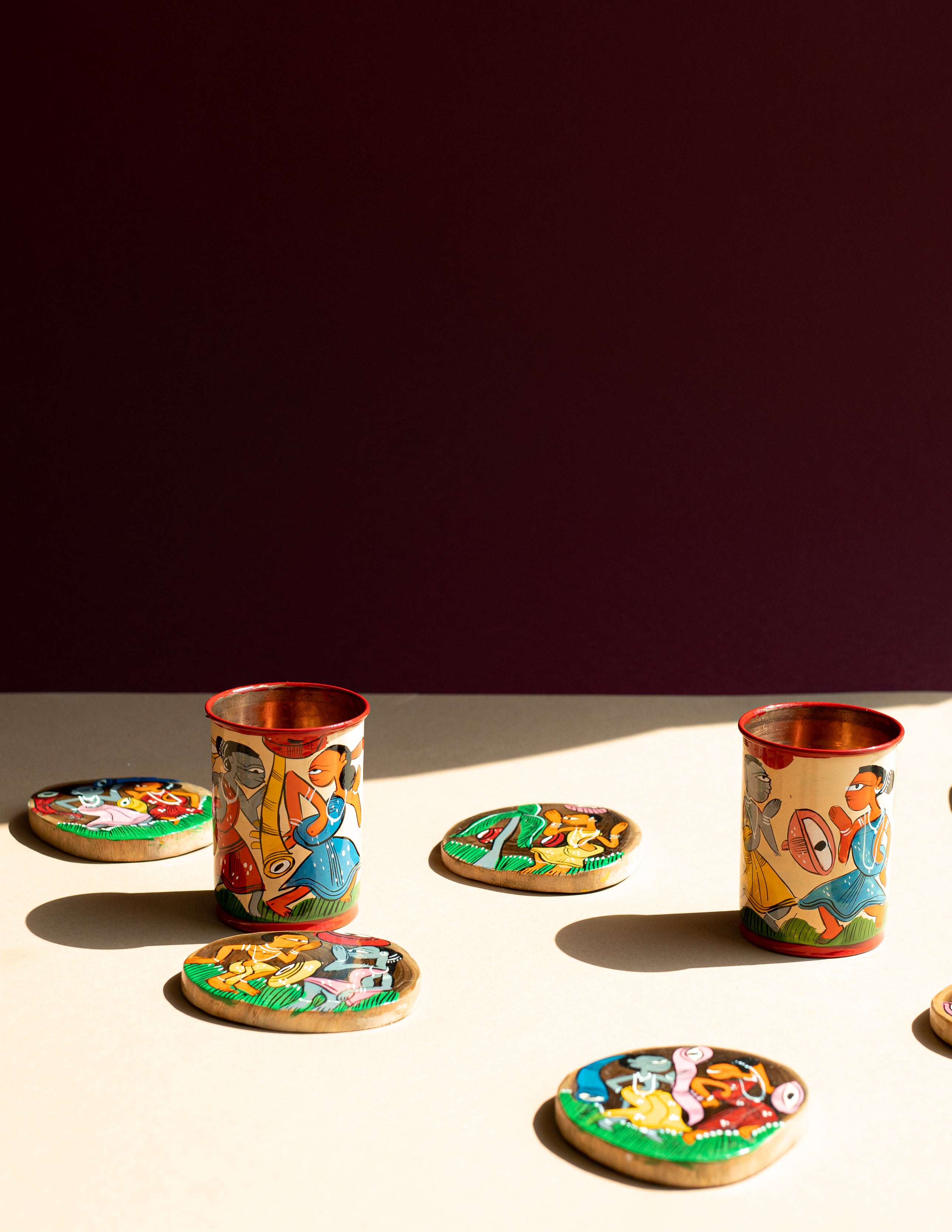 Ananta Tales Copper Glasses (Set of 2)