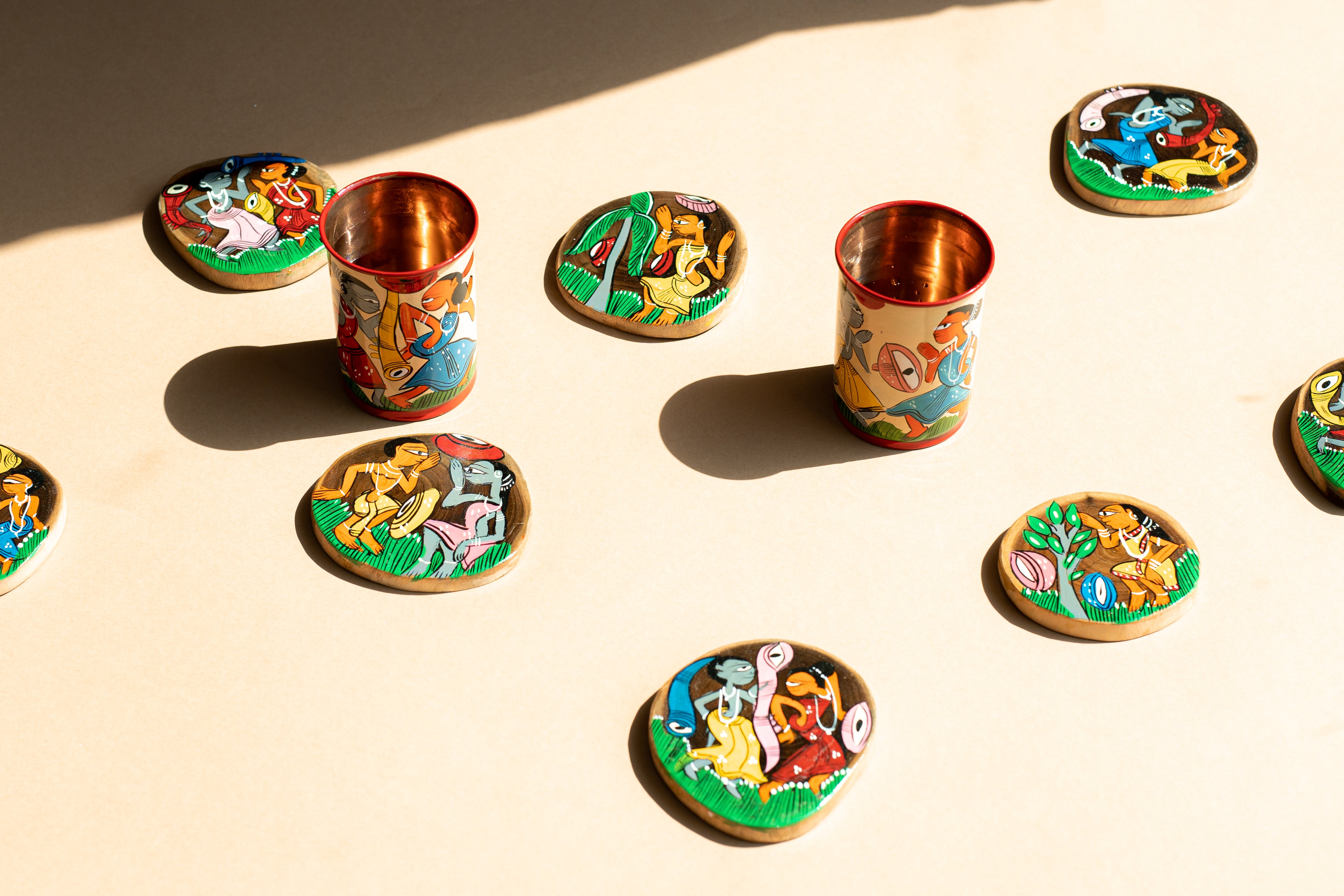 Ananta Tales Copper Glasses (Set of 2)