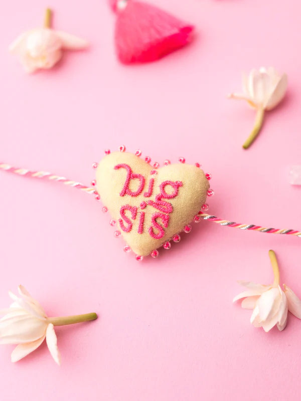 Big Sis 3D Heart Rakhi