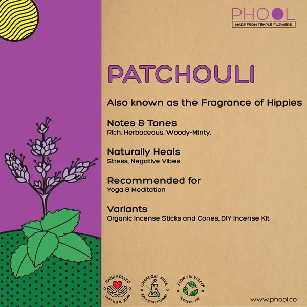 Natural Incense Sticks – Patchouli