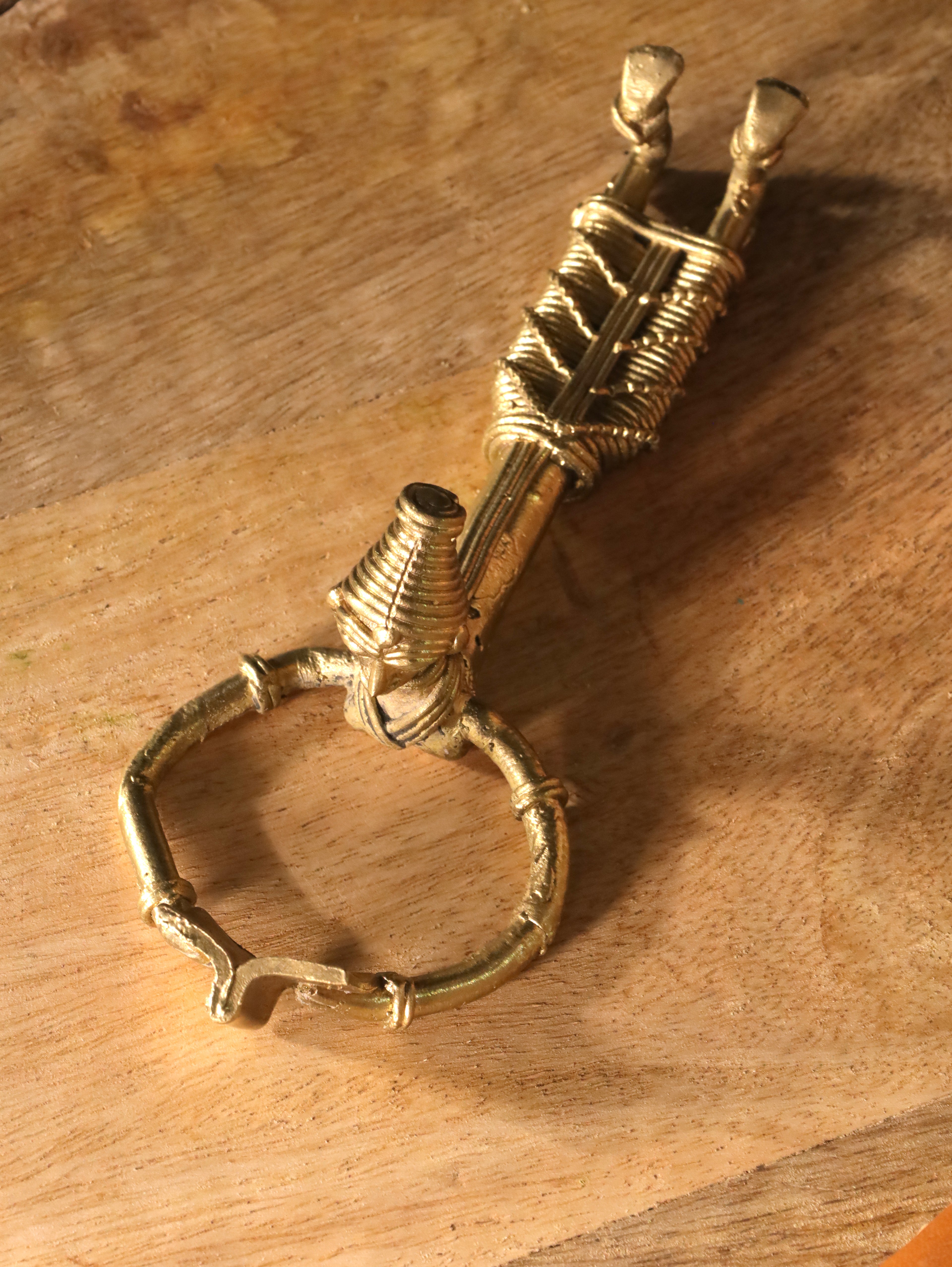 Dhokra Tribal Lady Reading in Sleeping Posture