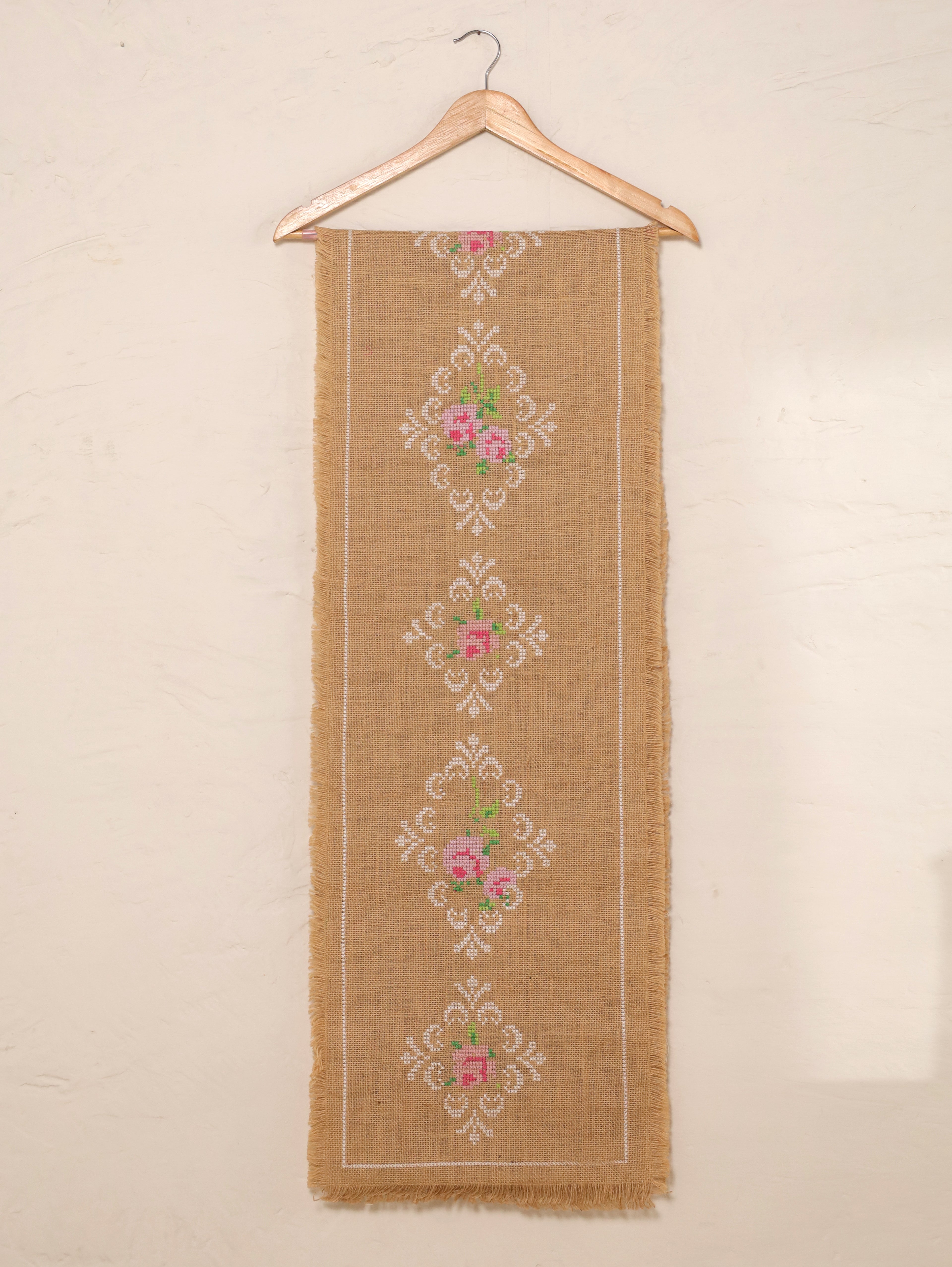 Wild Blossom Handwoven Table Runner