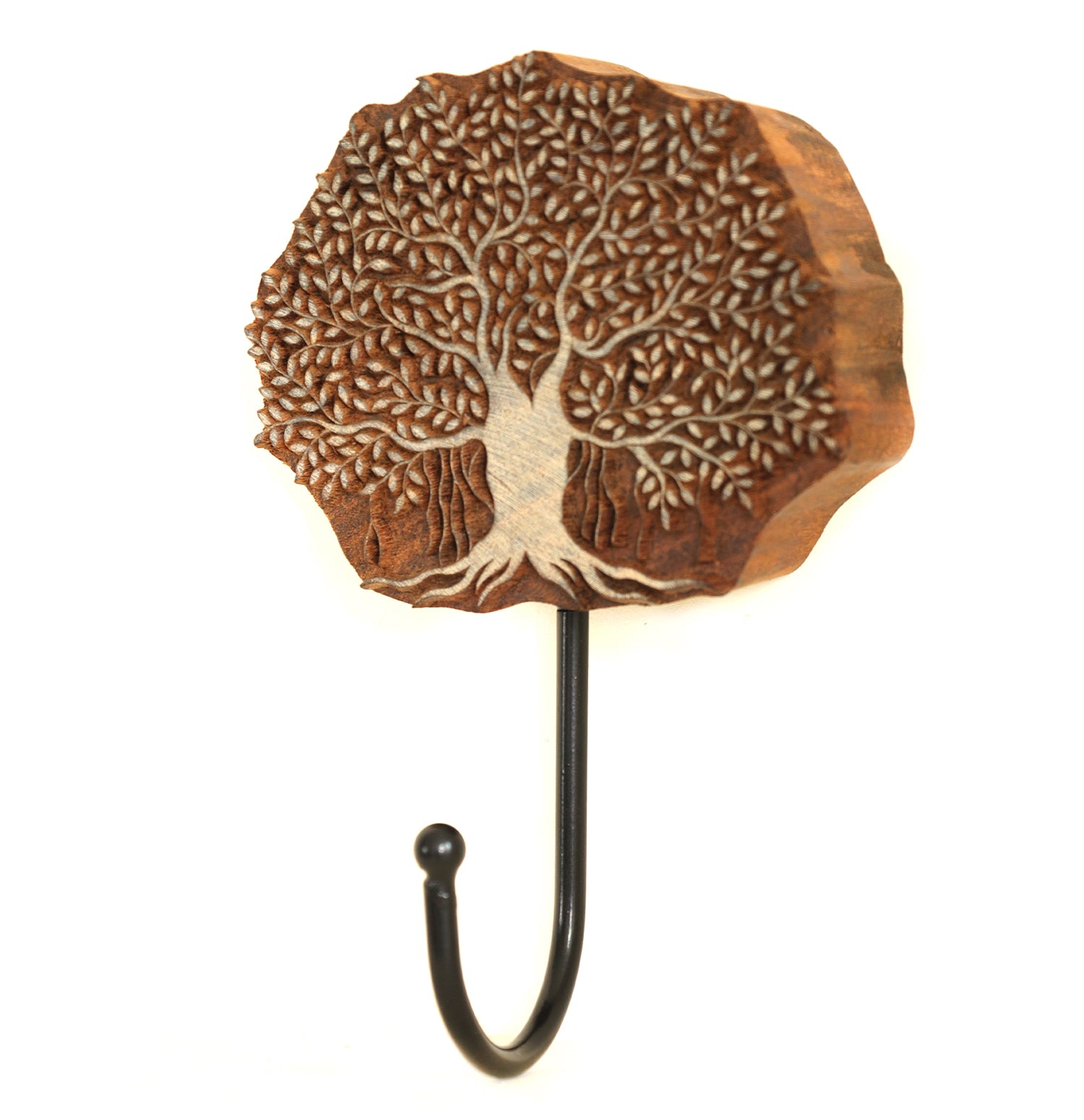 Handcrafted Tree of Life Wooden Hook