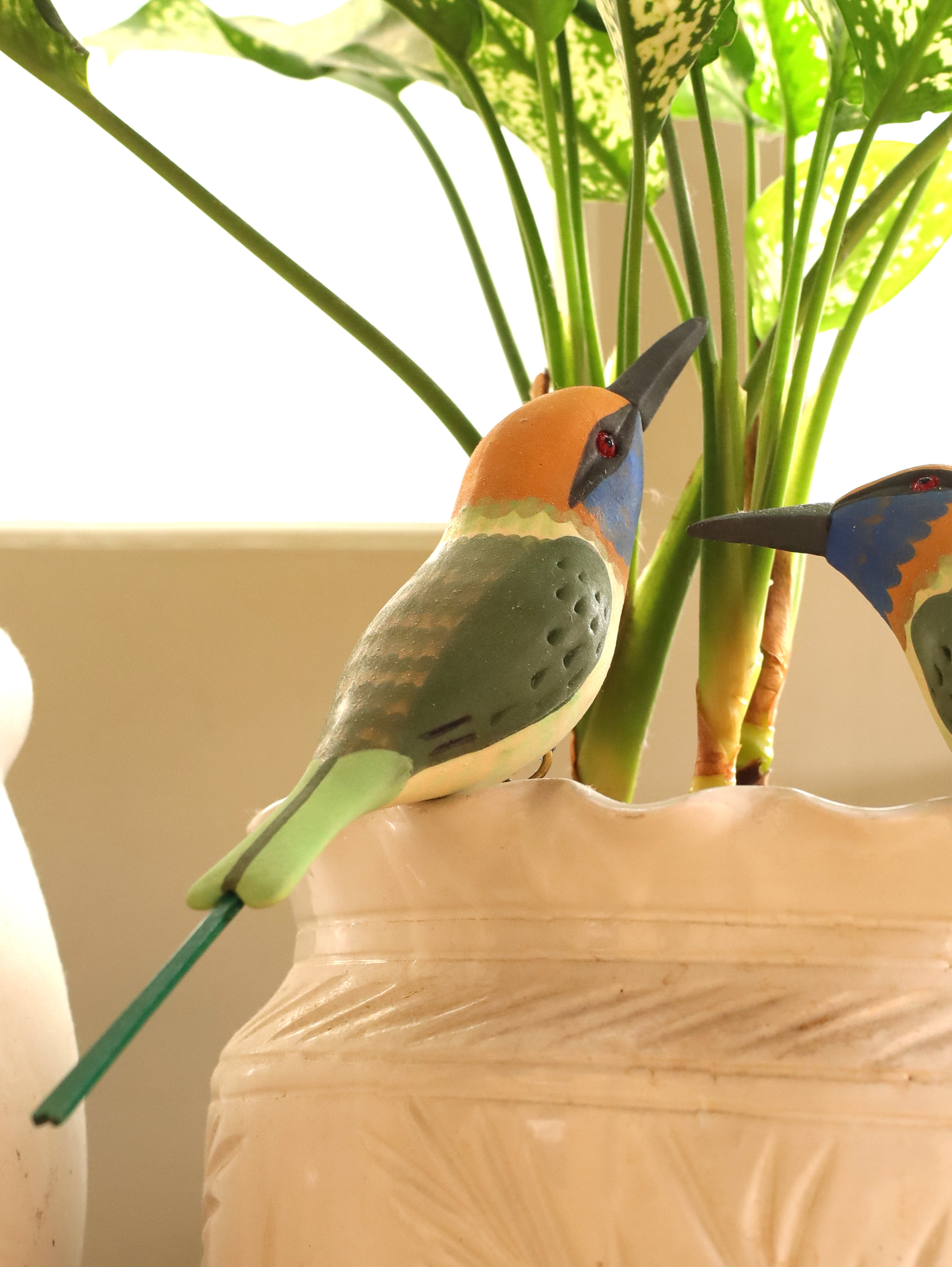 Green Jewel Bird (Set of 2)