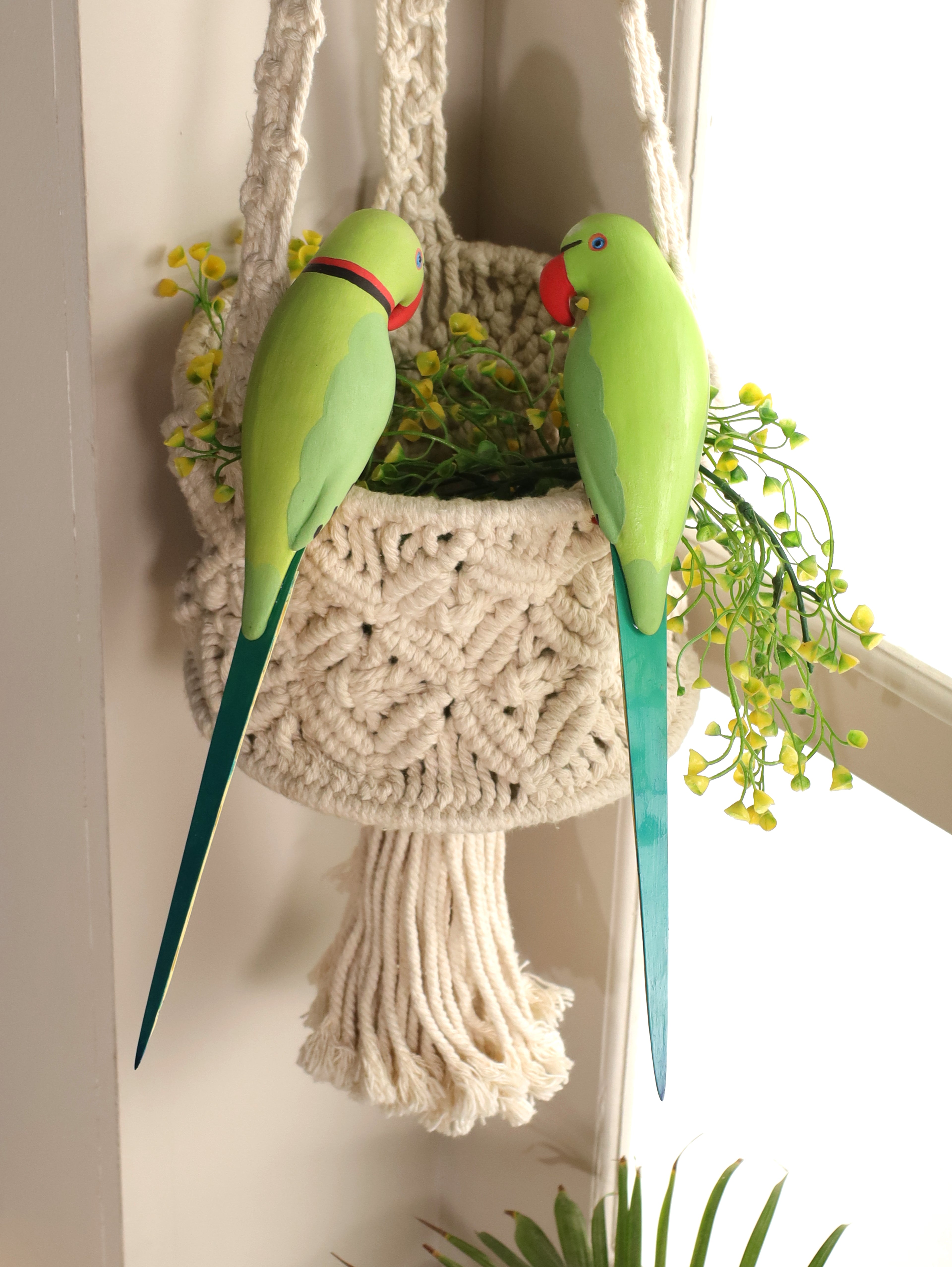 Indian Parakeet (Set of 2)