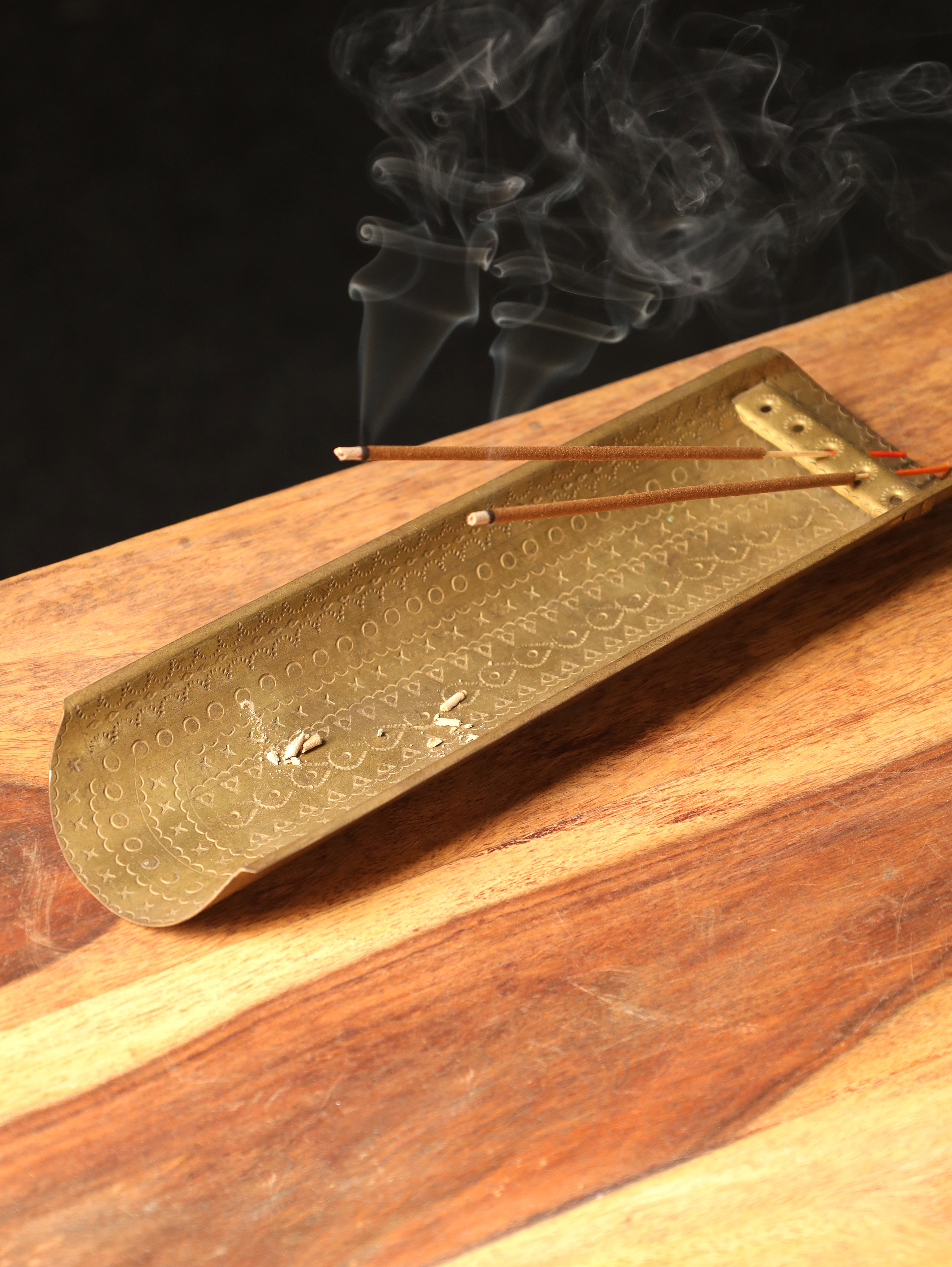 Brass Serenity Incense Holder