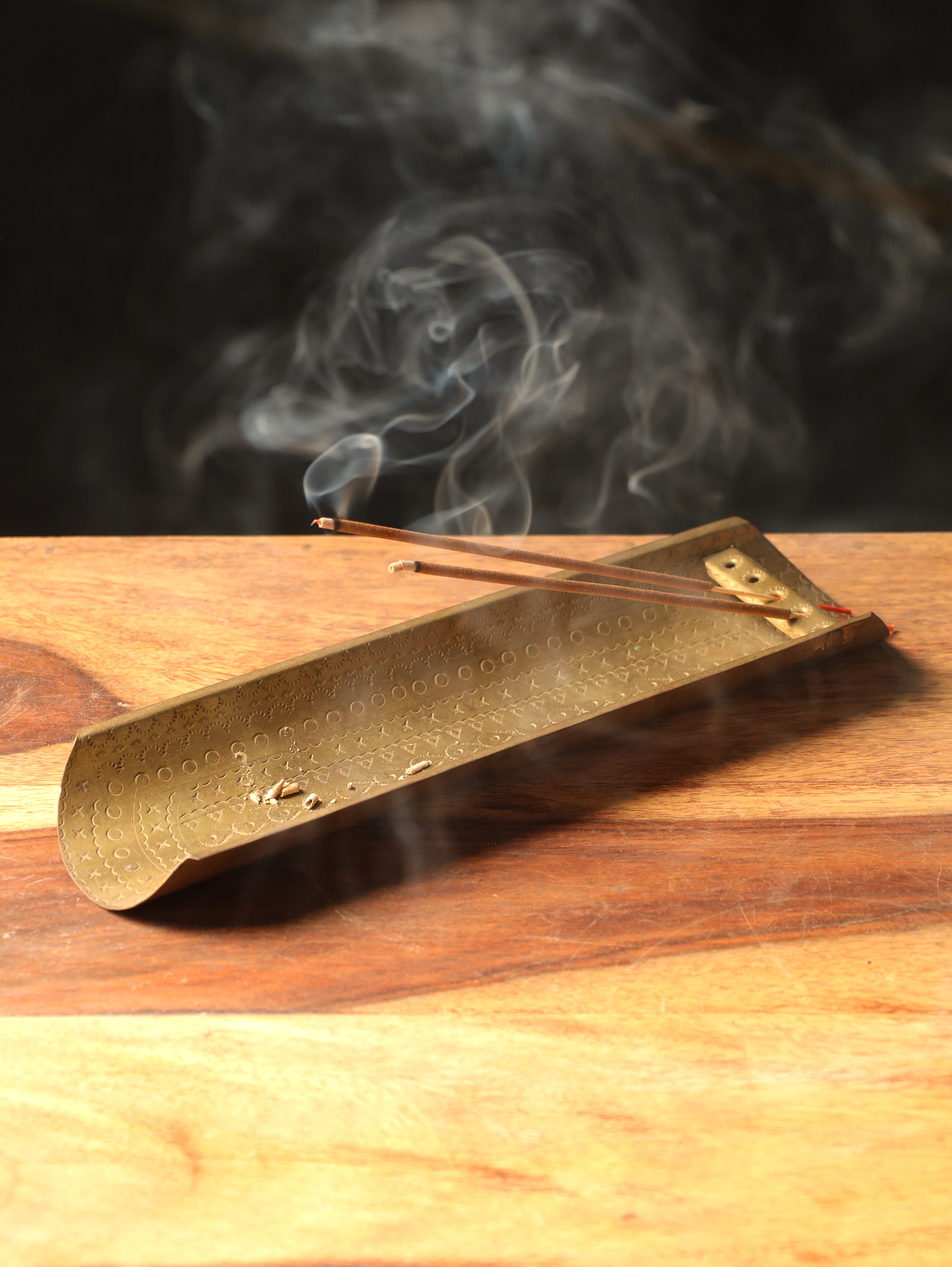 Brass Serenity Incense Holder