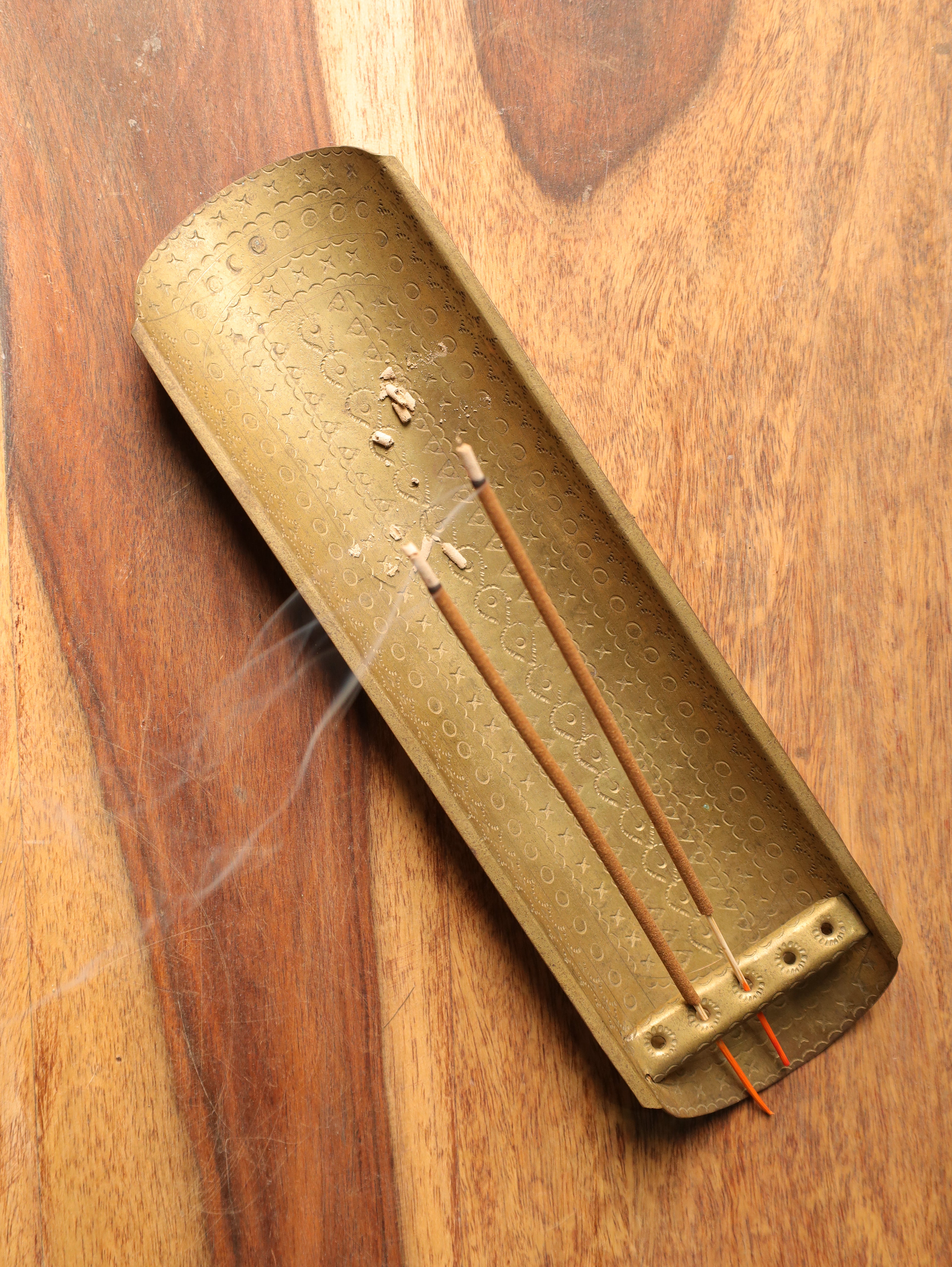 Brass Serenity Incense Holder