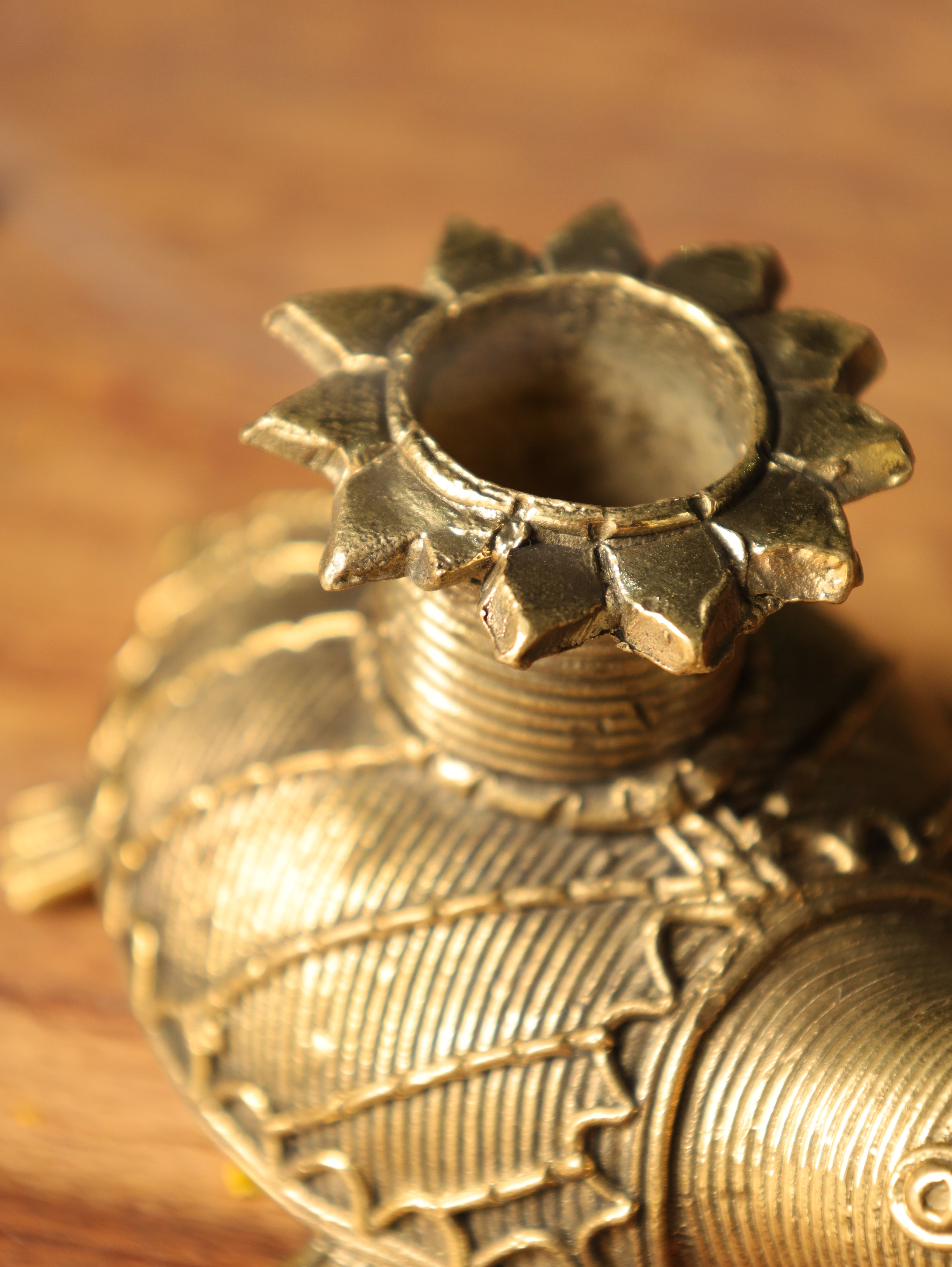 Dhokra Tortoise Candle Stand