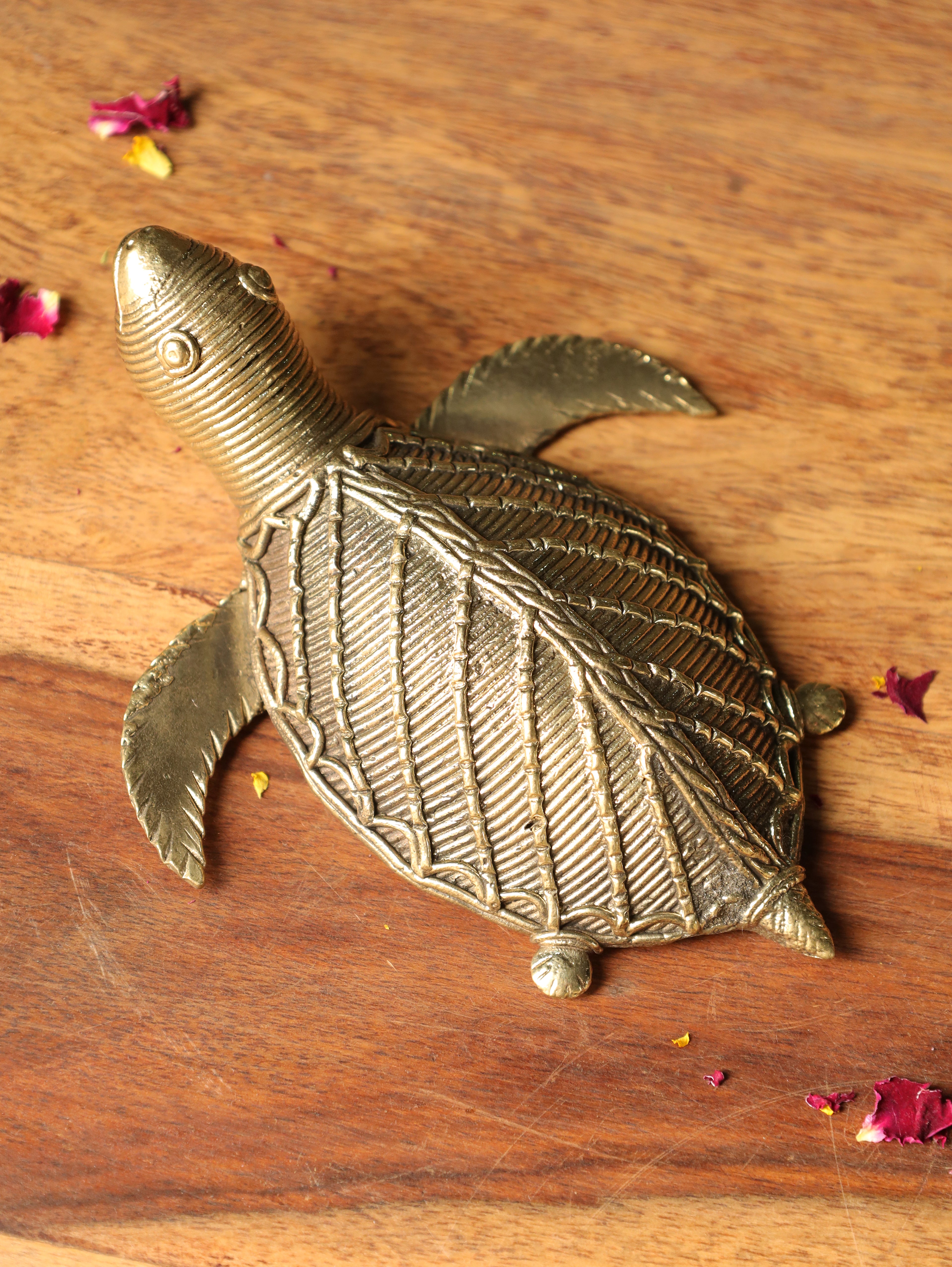Dhokra Turtle Figurine