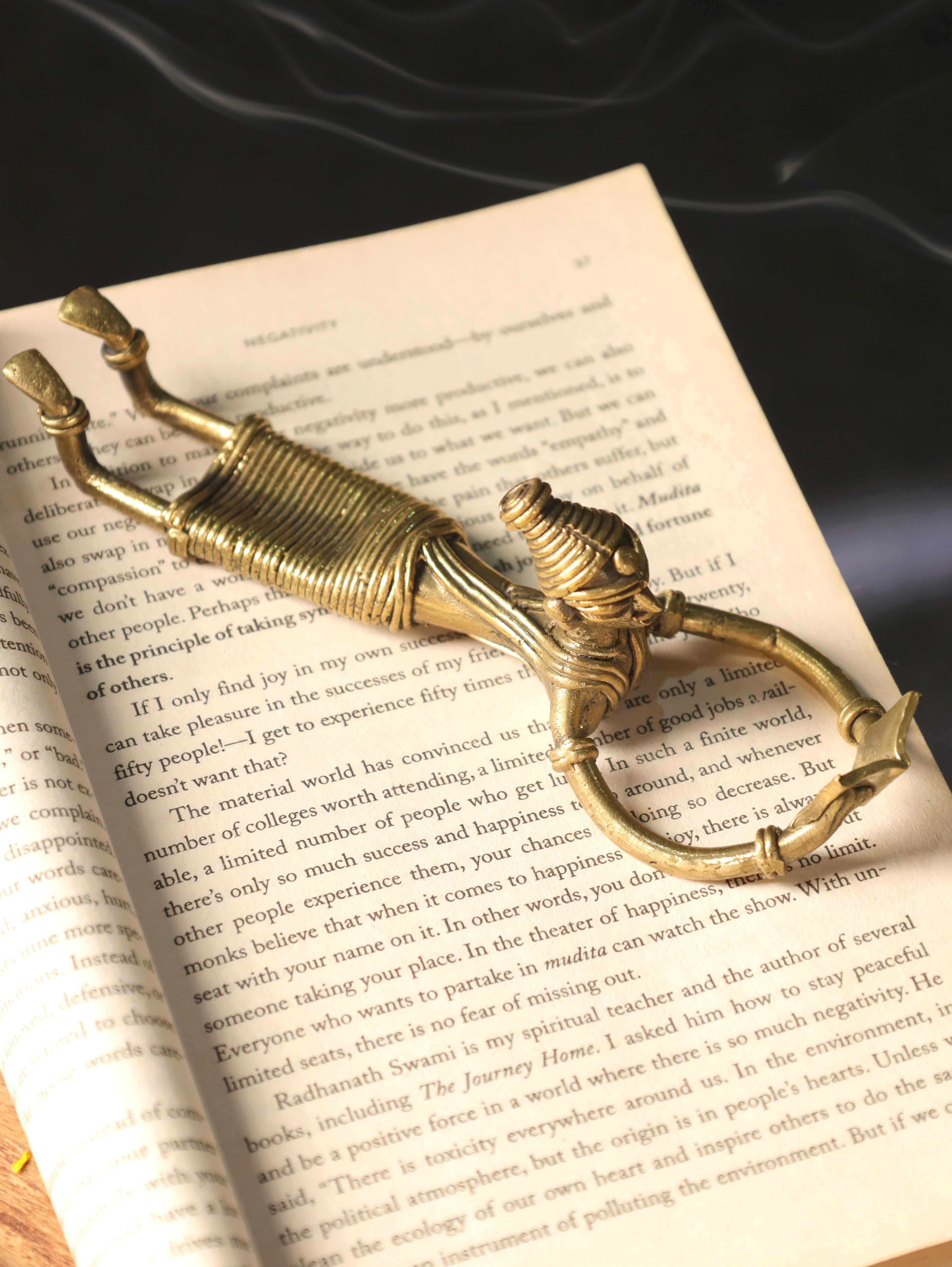 Dhokra Tribal Lady Reading in Sleeping Posture