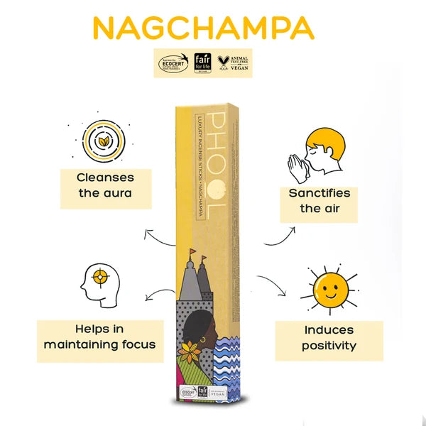 Meditation Pack – Natural Incense Sticks (Nagchampa & Patchouli)