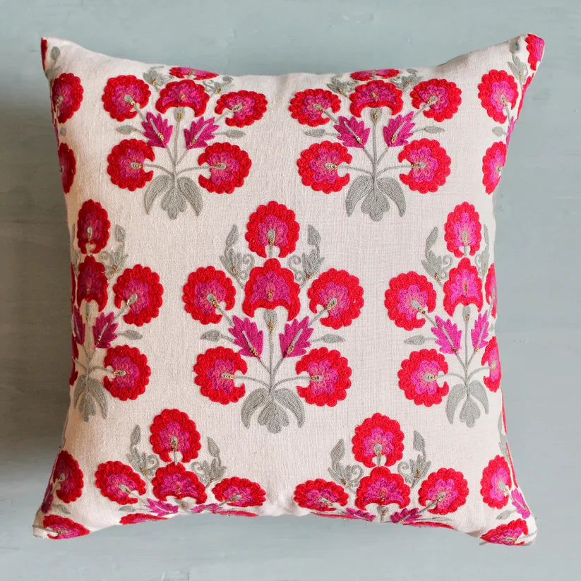 Rosette Suzani Cushion Cover