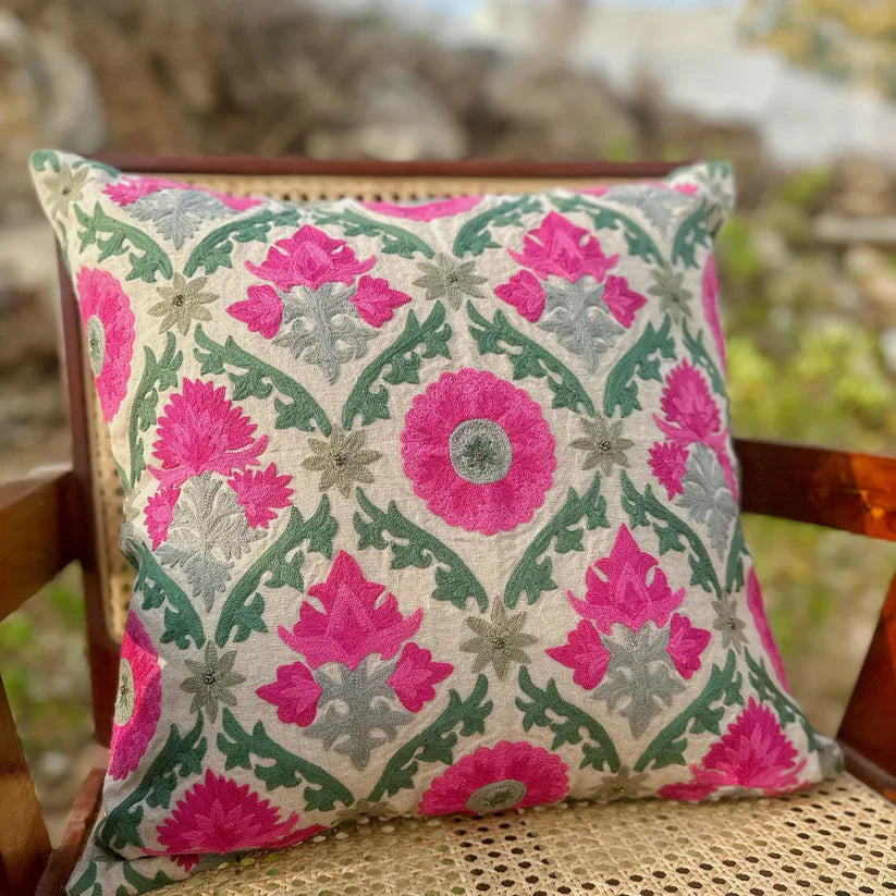 Clove Suzani Cushion Cover
