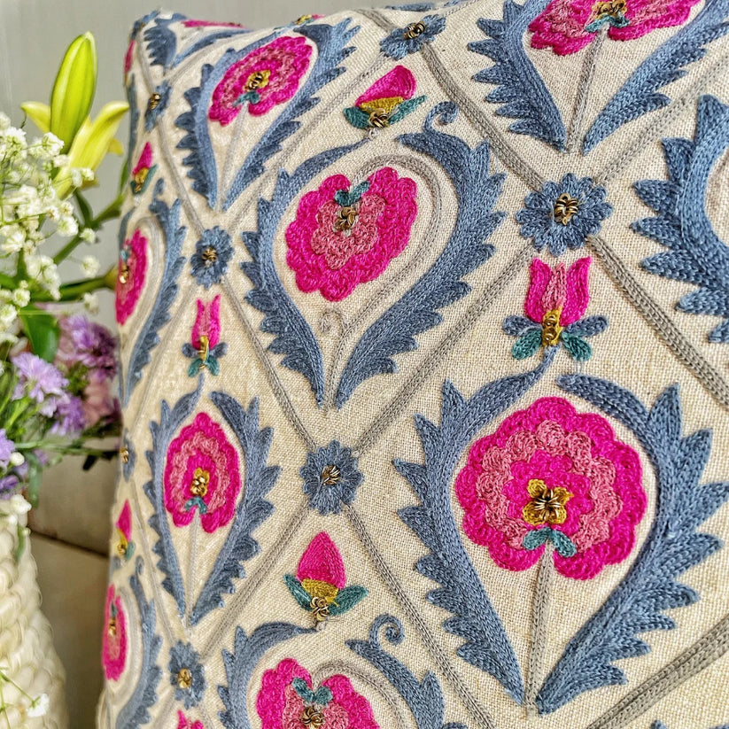 Oxford Bloom Cushion Cover