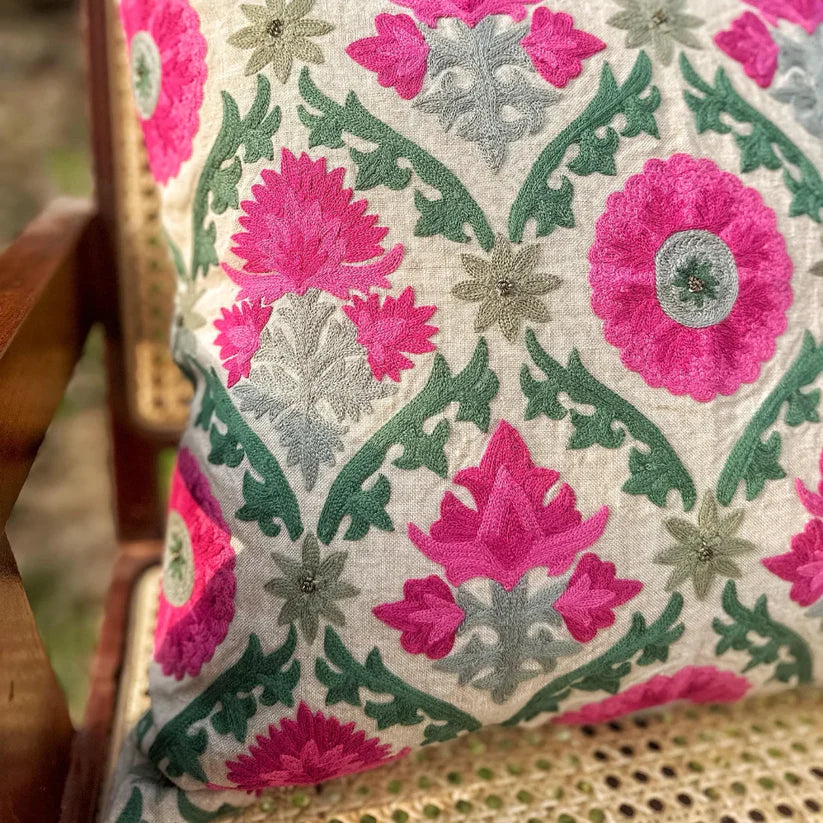 Clove Suzani Cushion Cover