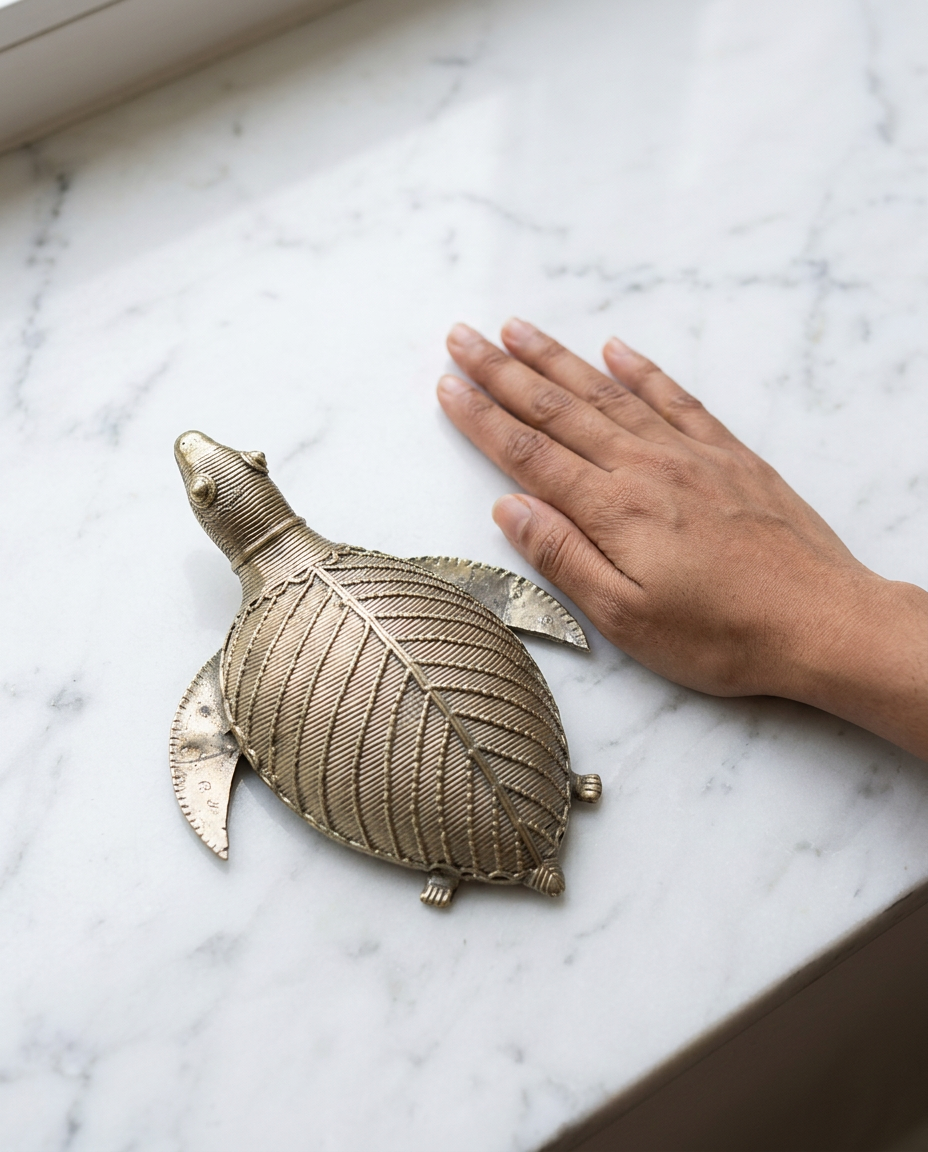 Dhokra Turtle — Large