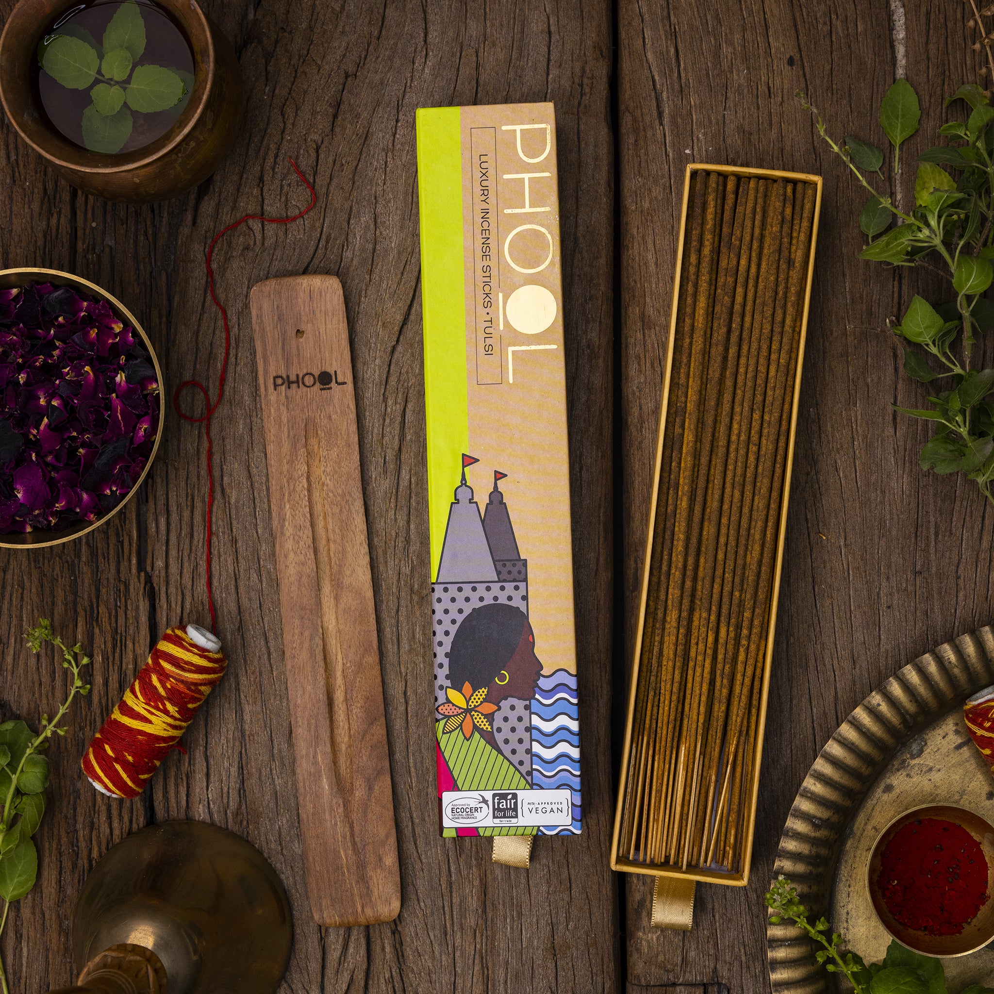 Natural Incense Sticks - Tulsi