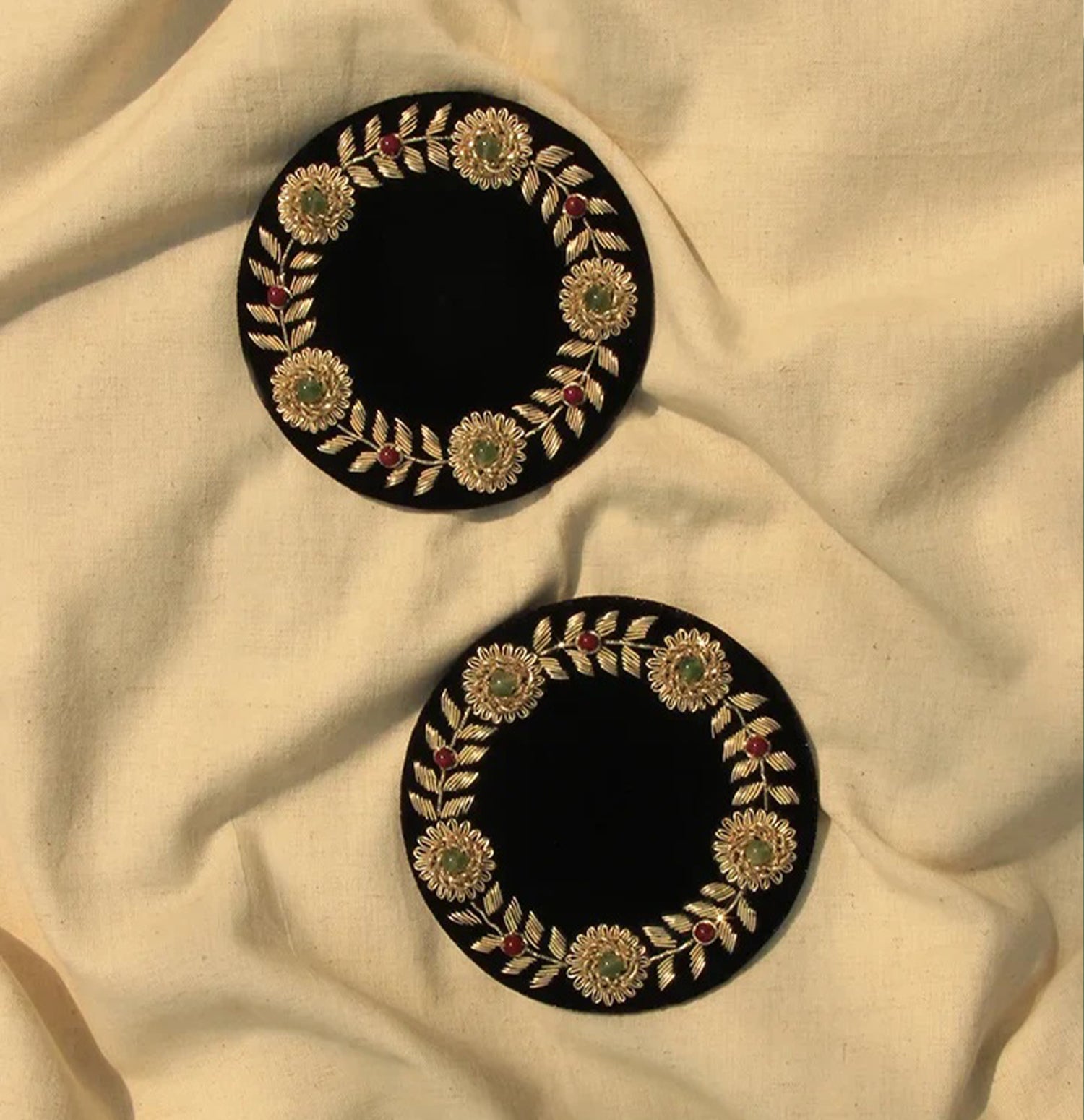 Zardozi Coasters (Set of 2)