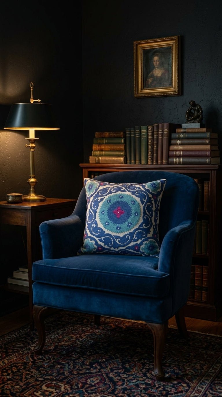 Bloom Suzani Cushion Cover