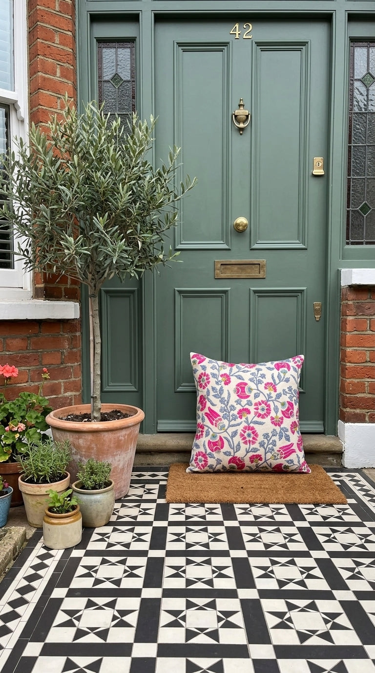 Bluebell Suzani Cushion Cover