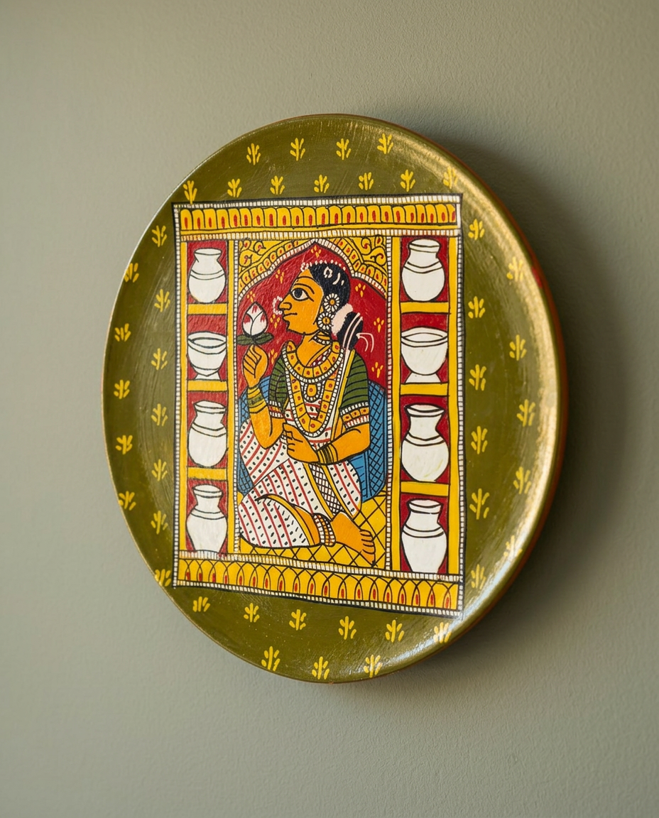 Cheriyal Wall Plate — The Tea Lover