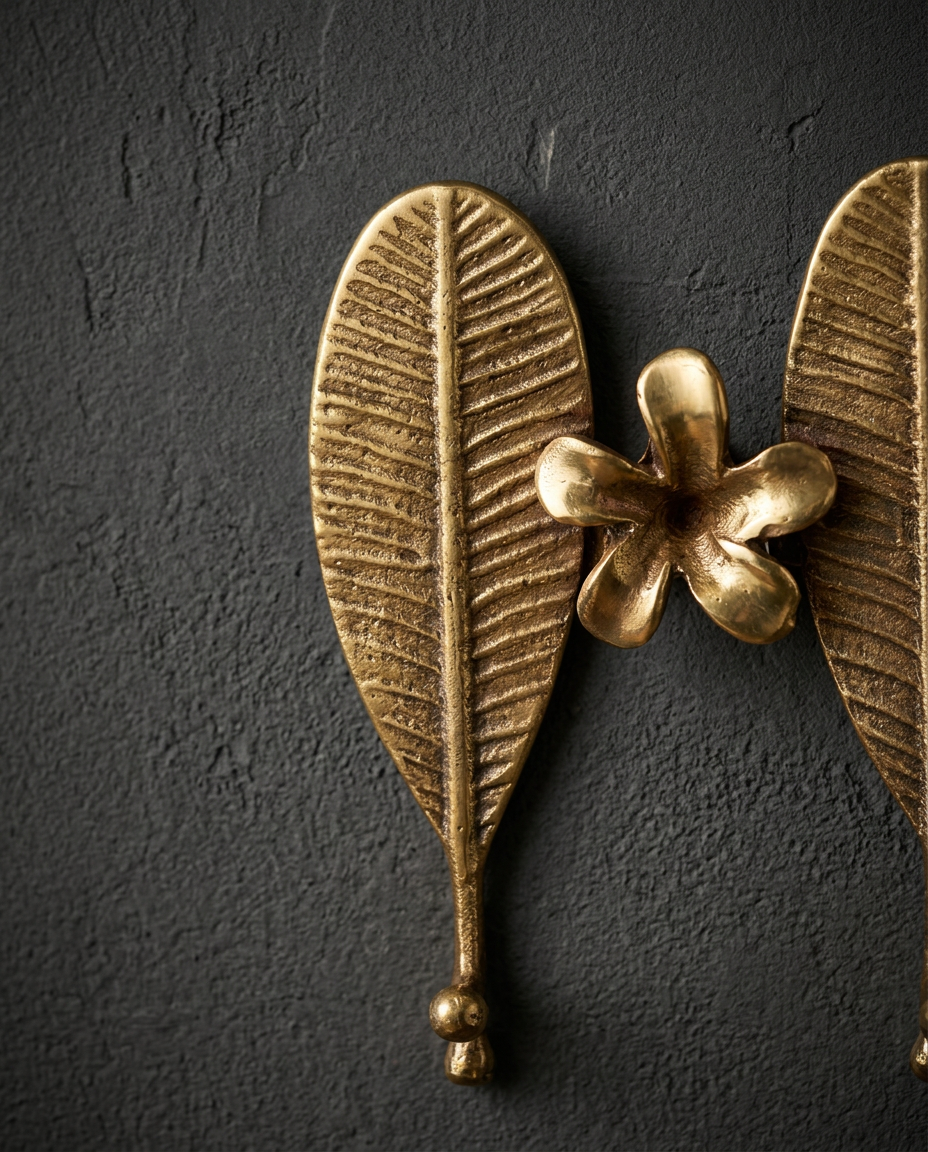 Champa Brass Wall Hook