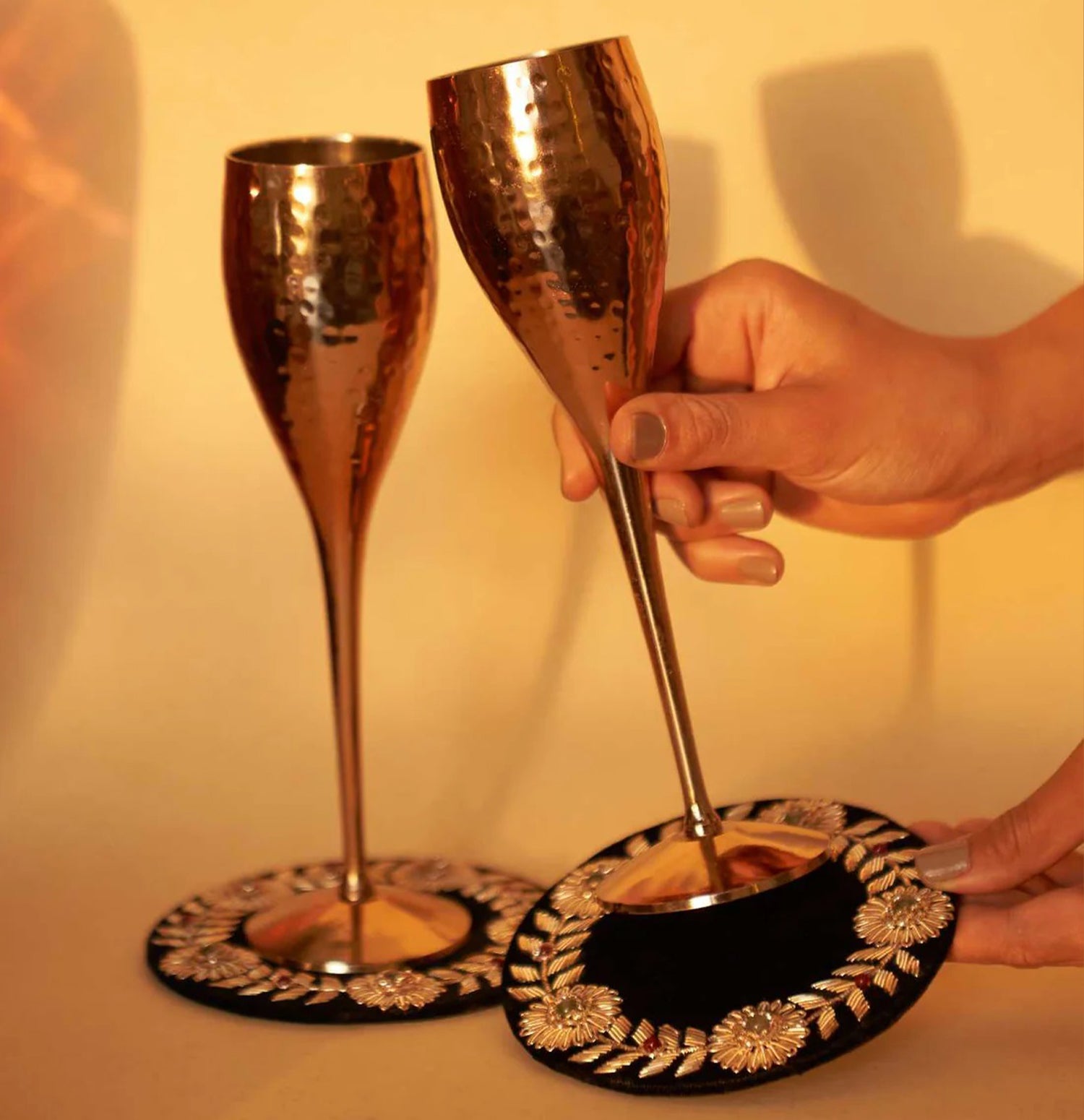 Zardozi Coasters (Set of 2)