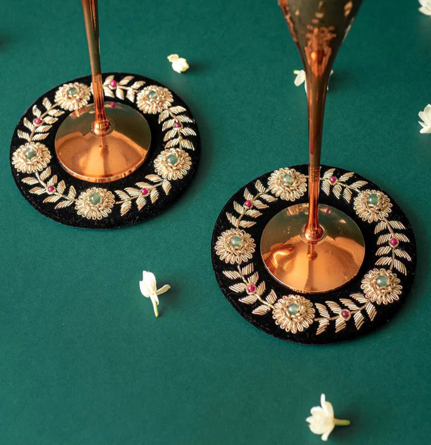 Zardozi Coasters (Set of 2)