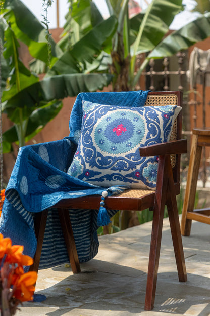 Bloom Suzani Cushion Cover