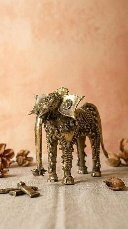 Dhokra Ornamental Elephant Large (4.5kg)