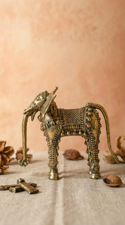 Dhokra Ornamental Elephant Large (4.5kg)