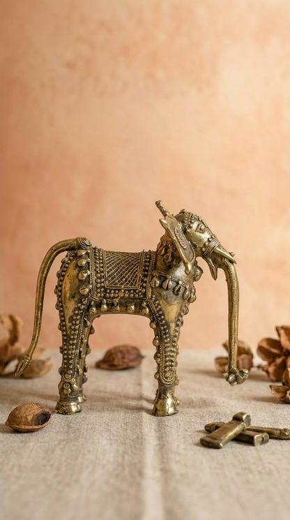 Dhokra Ornamental Elephant Large (4.5kg)