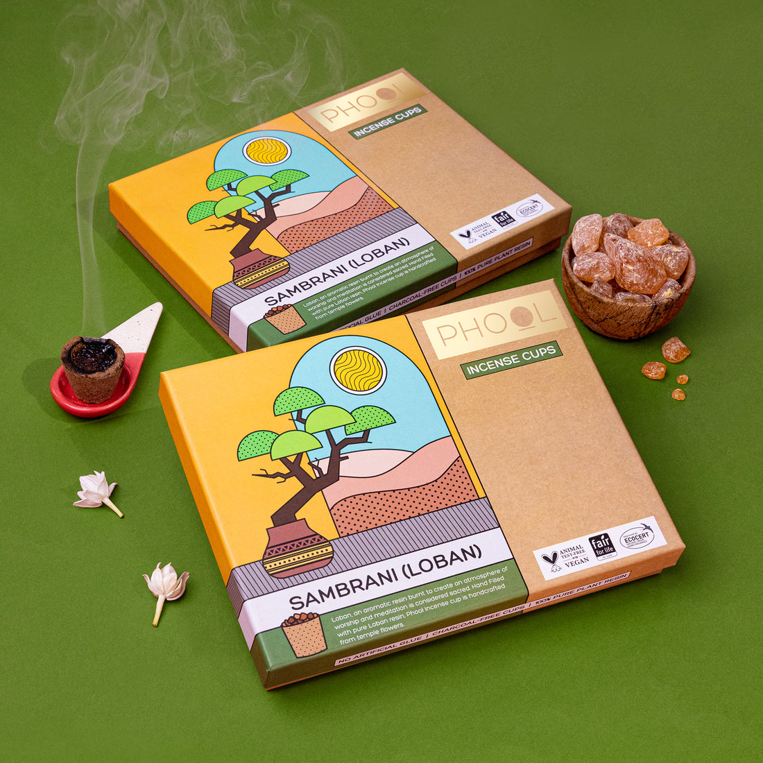 Sambrani Havan Cups (16 Pcs)