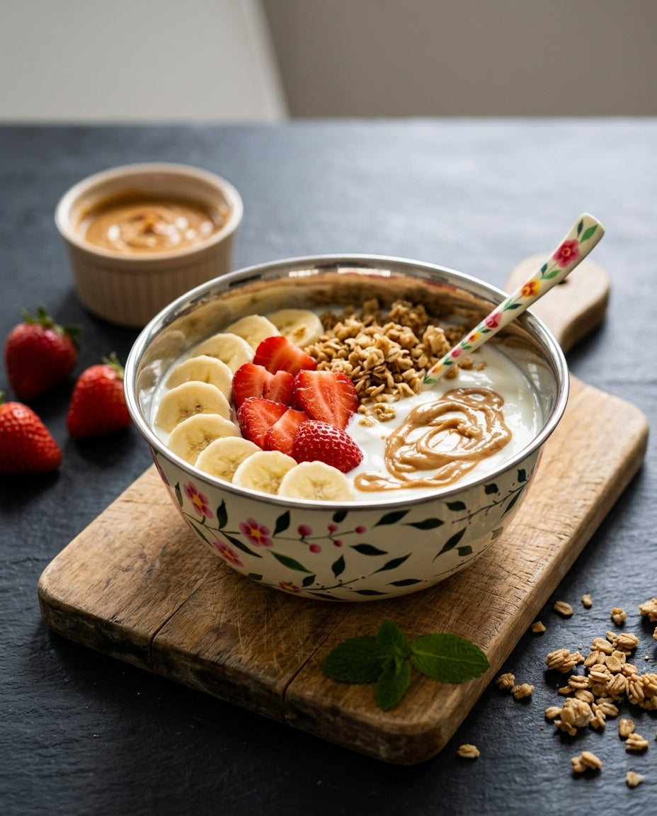 The Garden Breakfast Bowl + Spoon set — Willow