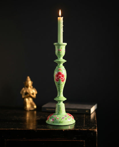 The Garden Candle Stand — Pistachio