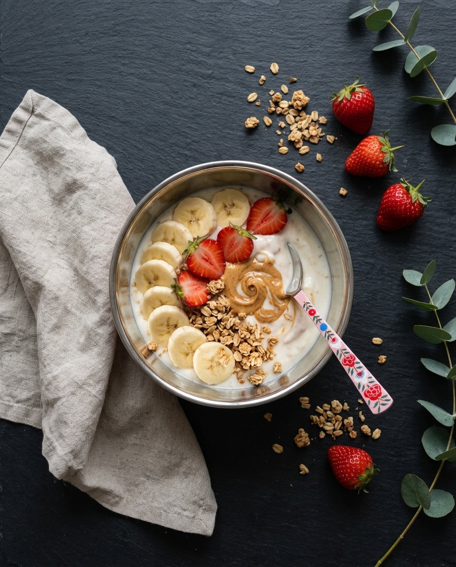 The Garden Breakfast Bowl + Spoon set — Meadow
