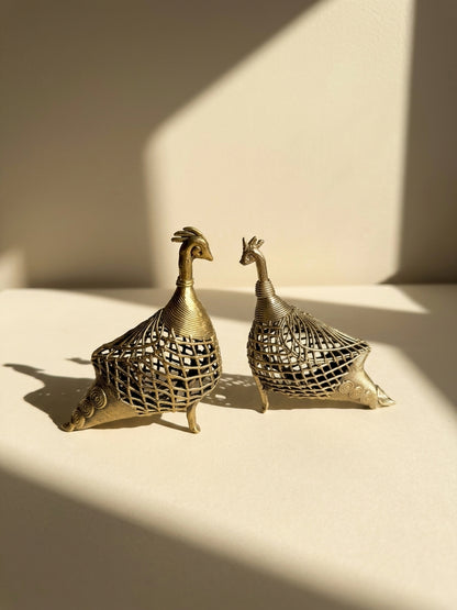 Dhokra Bird Pair
