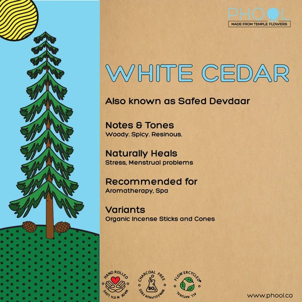 Natural Incense Sticks – White Cedar