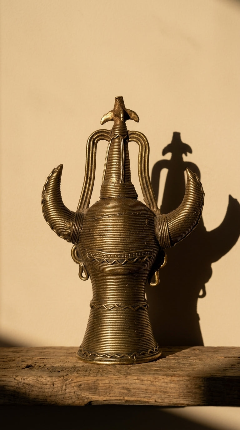 Dhokra Tribal Chief Mask (Large)